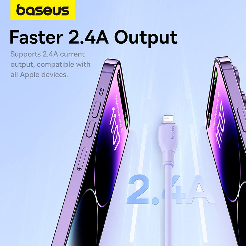 Baseus Pudding Series Fast Charging Cable USB to iP 2.4A 1.2m