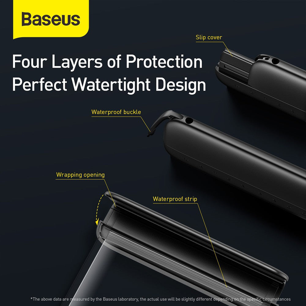 Baseus AquaGlide Waterproof Phone Pouch with Slide Lock